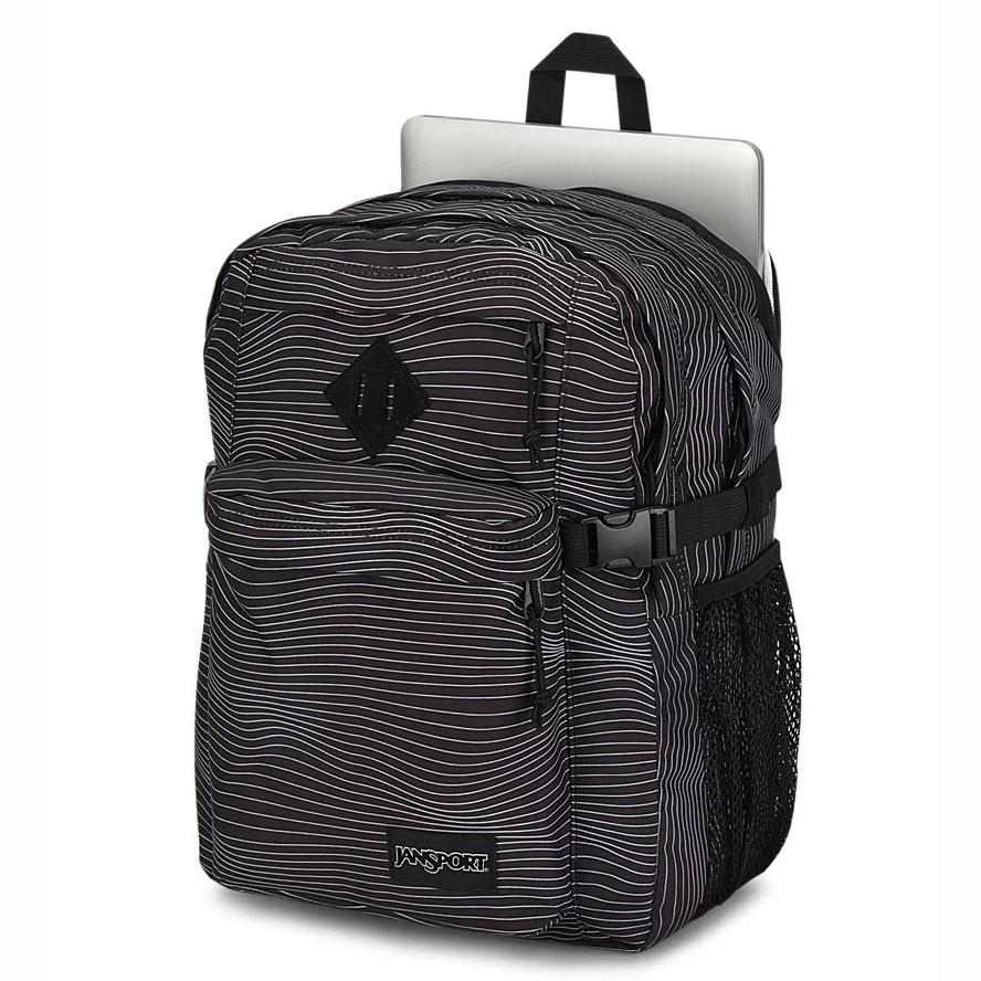 Sac à Dos Scolaire JanSport Main Campus Noir | XUC-74862580